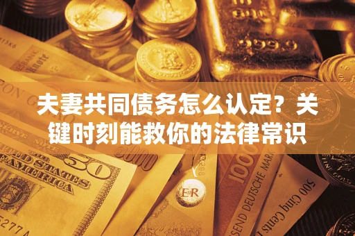 济南夫妻共同债务怎么认定？关键时刻能救你的法律常识